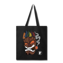 Load image into Gallery viewer, Tiki Mask Tote Bag - black