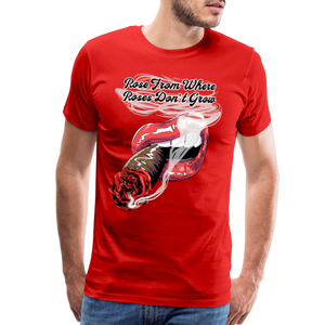 Smoking Rose T-Shirt - red