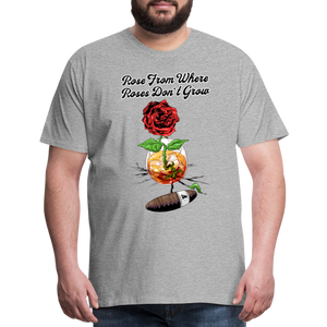 Concrete Rose T-Shirt - heather gray