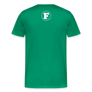 Concrete Rose and Cigar T-Shirt - kelly green