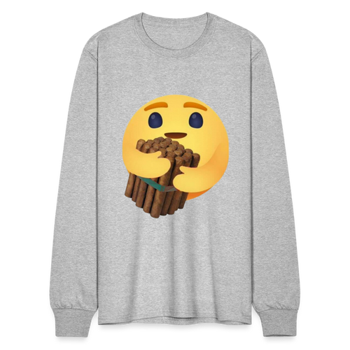 Men's Long Sleeve T-Shirt - heather gray