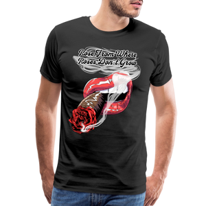 Smoking Rose T-Shirt - black