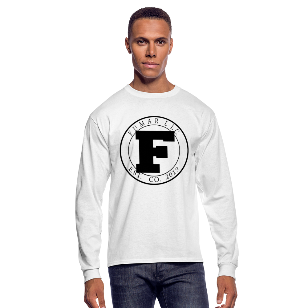 Fumar Men's Long Sleeve T-Shirt - white