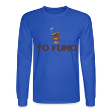 Load image into Gallery viewer, Yo Fumo Men&#39;s Long Sleeve T-Shirt - royal blue