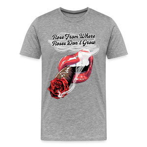 Smoking Rose T-Shirt - heather gray