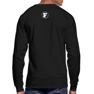 Smoking Rose Long Sleeve T-Shirt - black