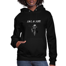 Load image into Gallery viewer, Like a Boss Hoodie - black