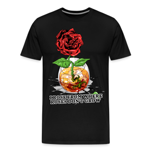 Concrete Rose Men's T-Shirt - black