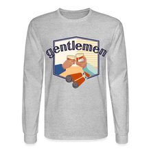 Load image into Gallery viewer, Gentlemen Men&#39;s Long Sleeve T-Shirt - heather gray