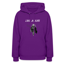 Load image into Gallery viewer, Like a Boss Hoodie - purple