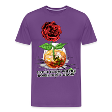Load image into Gallery viewer, Concrete Rose Men&#39;s T-Shirt - purple