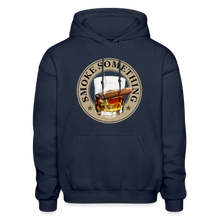 Load image into Gallery viewer, Smoke Something Hoodie - navy