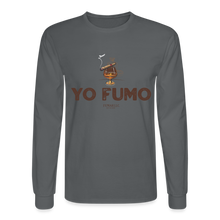 Load image into Gallery viewer, Yo Fumo Men&#39;s Long Sleeve T-Shirt - charcoal