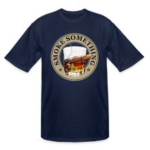 Load image into Gallery viewer, Smoke Something Men&#39;s Tall T-Shirt - navy