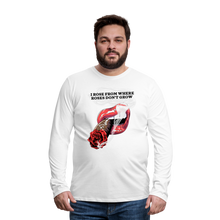 Load image into Gallery viewer, Smoking Rose Long Sleeve T-Shirt - white