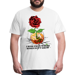 Concrete Rose Men's T-Shirt - white