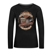 Load image into Gallery viewer, W.T.F Women&#39;s Premium Long Sleeve T-Shirt - black