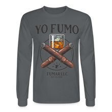 Load image into Gallery viewer, Yo Fumo Men&#39;s Long Sleeve T-Shirt - charcoal