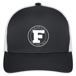 Fumar Flexfit Fitted Baseball Cap - dark gray/white