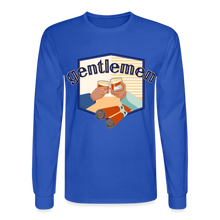 Load image into Gallery viewer, Gentlemen Men&#39;s Long Sleeve T-Shirt - royal blue