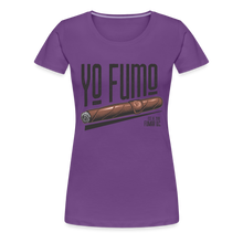 Load image into Gallery viewer, Ladies Yo Fumo T-Shirt - purple
