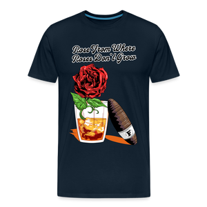 Whiskey Rose T-Shirt - deep navy