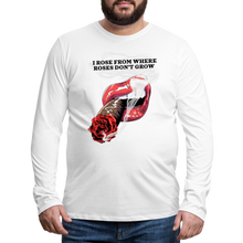 Load image into Gallery viewer, Smoking Rose Long Sleeve T-Shirt - white
