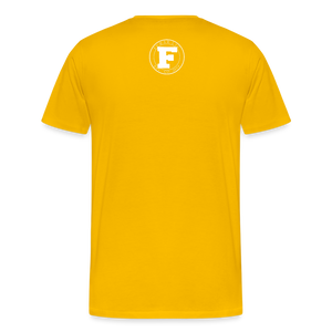 Concrete Rose and Cigar T-Shirt - sun yellow