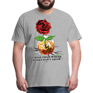 Concrete Rose Men's T-Shirt - heather gray