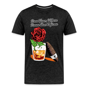Whiskey Rose T-Shirt - charcoal grey