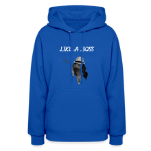 Load image into Gallery viewer, Like a Boss Hoodie - royal blue