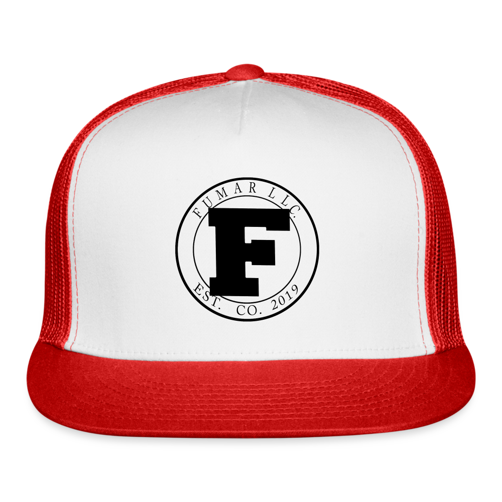 Fumar Trucker Hat - white/red