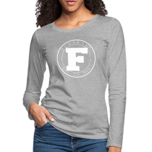 Load image into Gallery viewer, Fumar Women&#39;s Premium Long Sleeve T-Shirt - heather gray