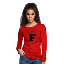 Load image into Gallery viewer, Fumar Women&#39;s Premium Long Sleeve T-Shirt - red