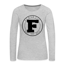Load image into Gallery viewer, Fumar Women&#39;s Premium Long Sleeve T-Shirt - heather gray