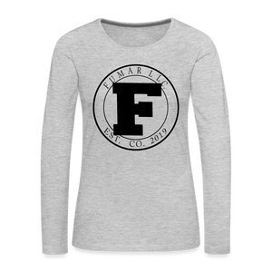 Fumar Women's Premium Long Sleeve T-Shirt - heather gray