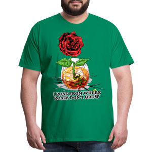 Concrete Rose Men's T-Shirt - kelly green