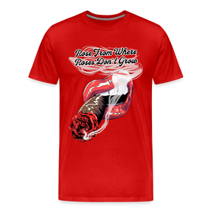 Smoking Rose T-Shirt - red