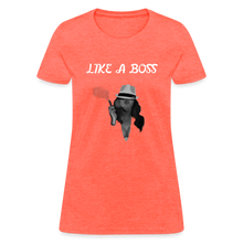 Load image into Gallery viewer, Like a Boss T-Shirt - heather coral