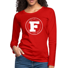 Load image into Gallery viewer, Fumar Women&#39;s Premium Long Sleeve T-Shirt - red
