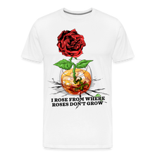 Load image into Gallery viewer, Concrete Rose Men&#39;s T-Shirt - white