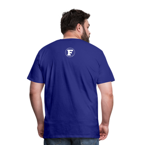Concrete Rose T-Shirt - royal blue