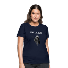 Load image into Gallery viewer, Like a Boss T-Shirt - navy