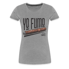Load image into Gallery viewer, Ladies Yo Fumo T-Shirt - heather gray