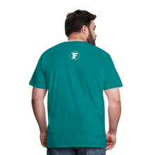 Load image into Gallery viewer, Concrete Rose Men&#39;s T-Shirt - teal
