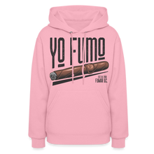 Load image into Gallery viewer, Ladies Yo Fumo Hoodie - classic pink