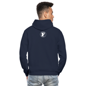 Concrete Rose Hoodie - navy