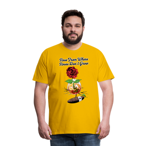 Concrete Rose T-Shirt - sun yellow