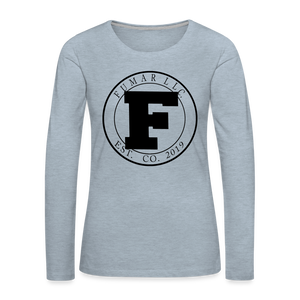 Fumar Women's Premium Long Sleeve T-Shirt - heather ice blue