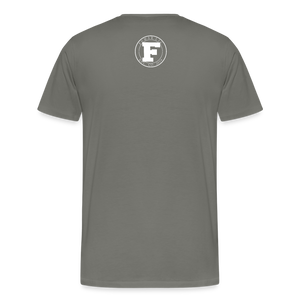 Concrete Rose and Cigar T-Shirt - asphalt gray